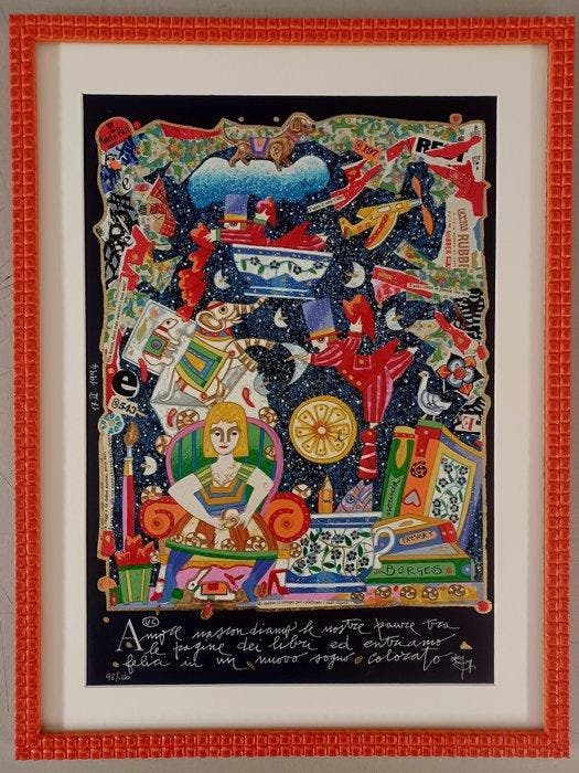 Francesco Musante (1950) - Amore nascondiamo le nostre paure, Antiquités & Art, Antiquités | Autres Antiquités