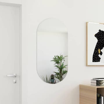 vidaXL Spiegel 100x50 cm glas, Huis en Inrichting, Verzenden, Nieuw