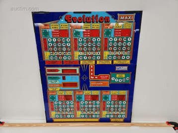 Originele frontplaat van bingo-en spelautomaat..., Nieuw