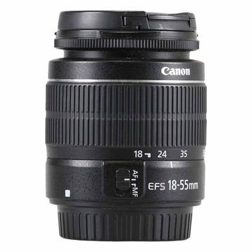 Canon EF-S 18-55mm f/3.5-5.6 III met garantie, Ophalen of Verzenden, Gebruikt