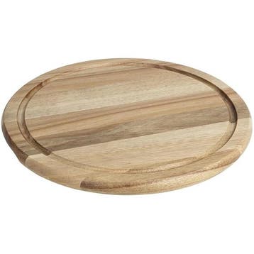 Serveerplateau | Hout | Per Stuk | Ø330x20(h)mm Olympia, Verzenden