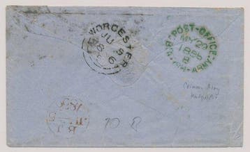 Groot-Brittannië 1856 - Zeldzame brief uit het K.krieg, 1, Postzegels en Munten, Gestempeld