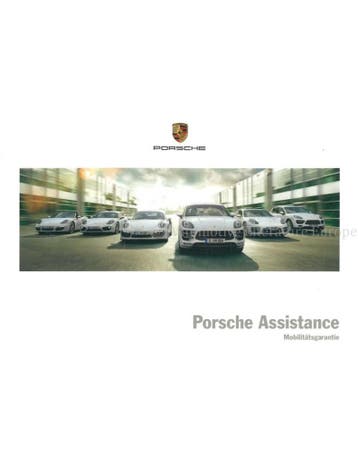 2015 PORSCHE ASSISTANCE INSTRUCTIEBOEKJE DUITS