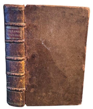 Marquis de Louvois [Gatien de Sandras Courtilz) - Testament, Antiquités & Art