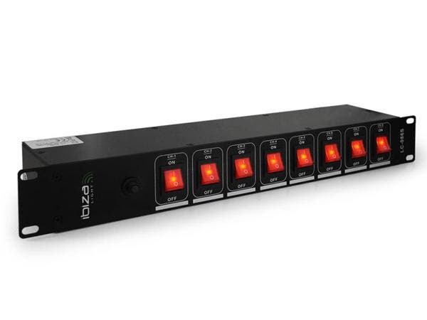 Ibiza Light LC806S 8-kanaals Schakelpaneel Frankrijk Belgie, Muziek en Instrumenten, Licht en Laser
