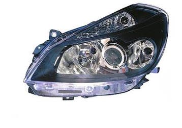 Renault Clio 2005-2008 Koplamp Zwart Links (Koplampen), Verzenden