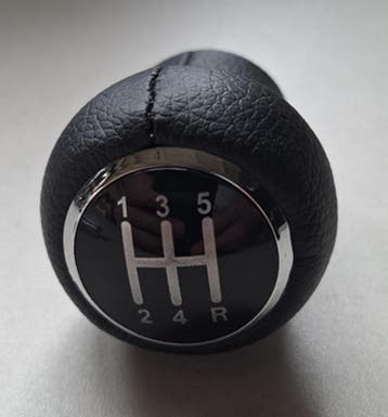 Pookknop Audi 80 B3 Echt lederen knop 5 Versnellingen, Verzenden