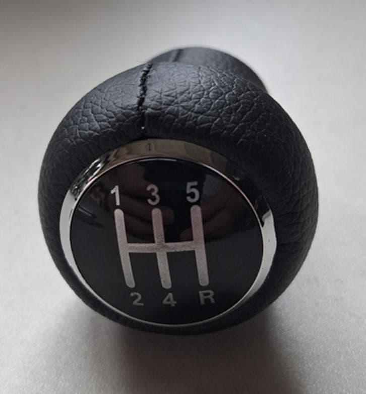 Pookknop Audi 80 B3 Echt lederen knop 5 Versnellingen, Autos : Divers, Accessoires de voiture, Envoi