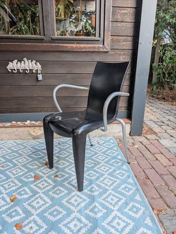 Vitra - Philippe Starck - Chaise - Louis 20 BLACK+ accoudoir