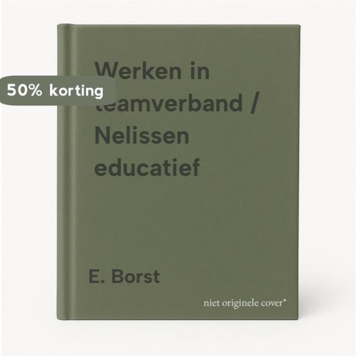 Werken in teamverband / Nelissen educatief 9789024425389, Boeken, Schoolboeken, Gelezen, Verzenden