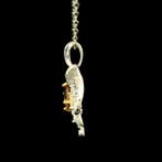 Spinelle - Argent, Pendentif papillon en argent S925 avec