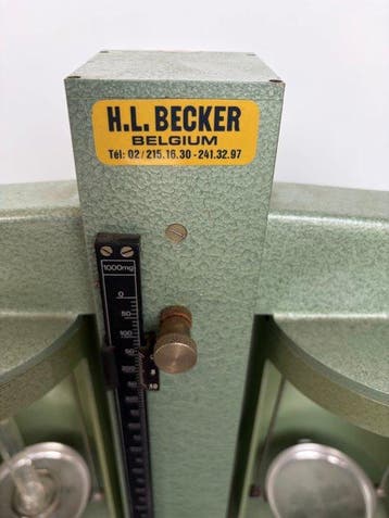 becker - h.l becker - Precisieweegschaal - IJzer -