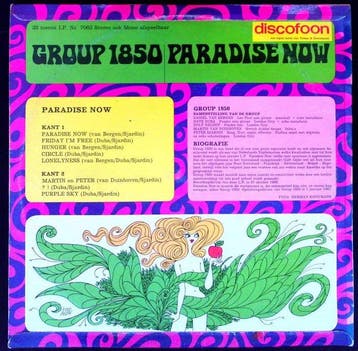 Group 1850 - Paradise Now (Holland 1969 1st pressing LP) -, Nieuw in verpakking