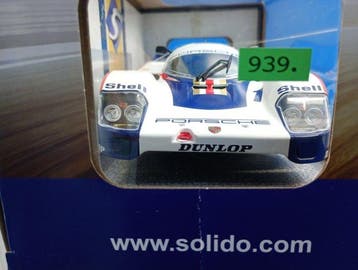 Solido 1:18 - Voiture de sport miniature - Porsche 956 LH -, Nieuw