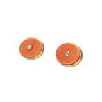 Boucles doreilles - 18 carats Or jaune Diamant (Naturelle), Nieuw