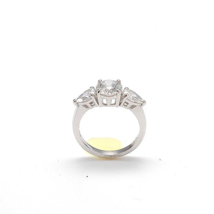 Ring - 14 karaat Witgoud - 2.33ct. tw. Diamant (Lab-grown) -, Bijoux, Sacs & Beauté, Bagues