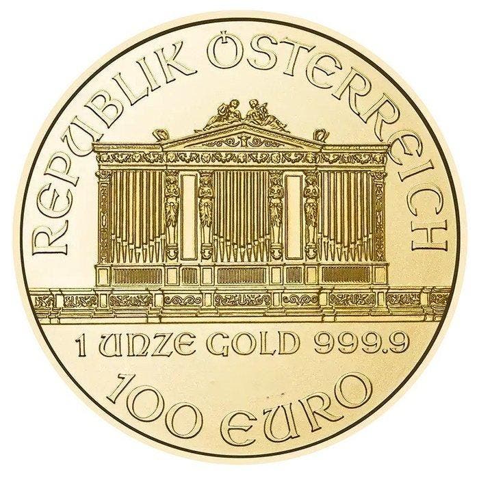 1 Troy Ounce - Goud .999 - Goldmünze Wiener Philharmoniker, Timbres & Monnaies, Métaux nobles & Lingots