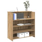 vidaXL Receptiebalie 100x50x103,5cm bewerkt hout artisanaal, Verzenden, Nieuw