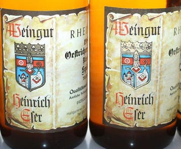 1985 Oestricher Doosberg Riesling Spätlese trocken - Weingut