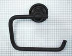 Toiletrolhouder 145 mm ijzer zwart, Doe-het-zelf en Bouw, Nieuw