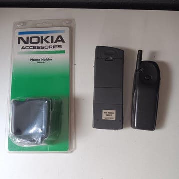 Nokia, Vintage Mobile Phone and Phone Holder 6110,9110,MBH-6