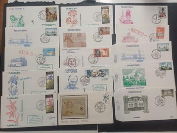 Belgique - Lot de 149 FDC entre 1990 et 1999 dont certains, Timbres & Monnaies