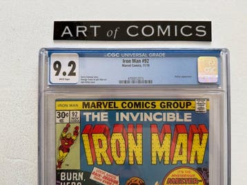 Iron Man #92 - Melter Appearance - CGC 9.2 - 1 Graded comic