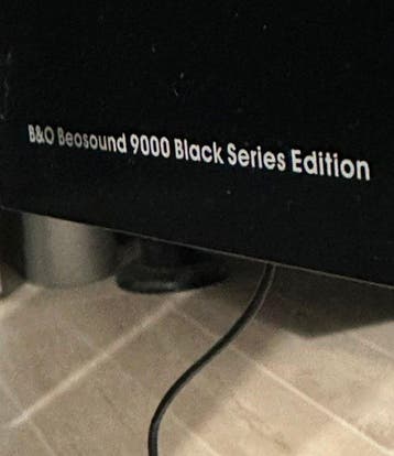 Bang & Olufsen - BeoSound 9000 Black Series Edition Lecteur