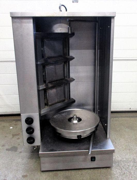 Shoarma Grill met 3 branders, gas, Articles professionnels, Horeca | Équipement de cuisine