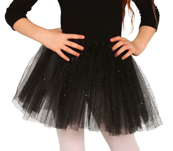 Tutu Zwart Kind 31cm, Hobby & Loisirs créatifs, Articles de fête, Envoi