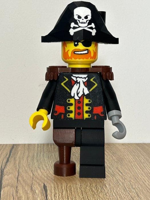 Fait maison - (MOC) Minifigure LEGO Pirate grand format 19, Kinderen en Baby's, Speelgoed | Duplo en Lego