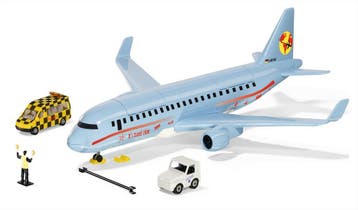 SIKU 5402, Passagiersvliegtuig met accessoires, kunststof,, Verzenden, Nieuw