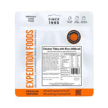 Kip Tikka met rijst - Expedition Foods, Verzenden