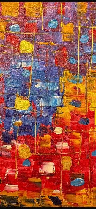 Nguyn Tùng Long - Mosaïque détoiles 60 80 cm - No