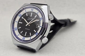 FESA - Aquatico – Vintage Diver – Dual Crown – Internal