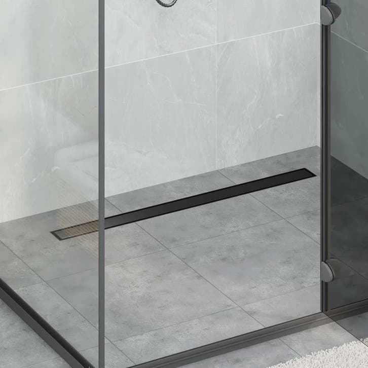 vidaXL Doucheafvoer 2-in-1 met 360° Sifon Zwart 90 cm, Doe-het-zelf en Bouw, Sanitair, Nieuw, Verzenden