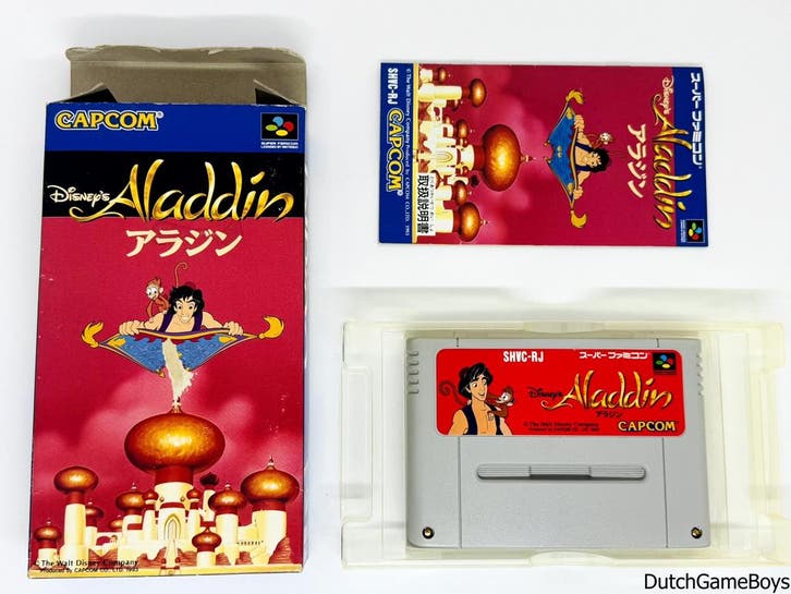 Super Famicom - Aladdin, Games en Spelcomputers, Games | Nintendo Super NES, Gebruikt, Verzenden