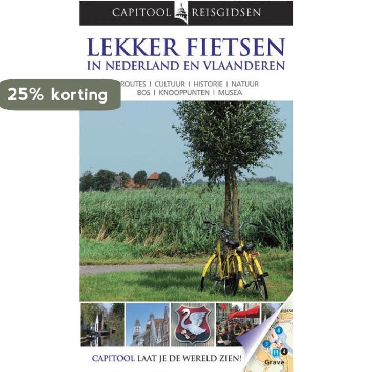 Lekker fietsen in Nederland en Vlaanderen / Capitool, Boeken, Reisgidsen, Gelezen, Verzenden
