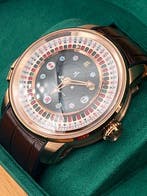 LUCKY HARVEY - Casino Series Rose Gold Poker Roulette 18k, Nieuw