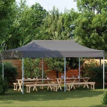 vidaXL Partytent Antraciet 291 x 580 x 315 cm Oxford Stof, Verzenden