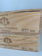 2021 Chateau Poujeaux - Bordeaux - 12 Flessen (0.75 liter)
