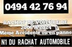 N1 DU RACHAT AUTOMOBILE DANS TOUTE LA BELGIQUE accidentée