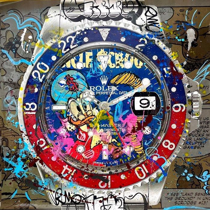 Moabit - Uncle Scrooge X The Rolex Charmer, Antiek en Kunst, Kunst | Designobjecten