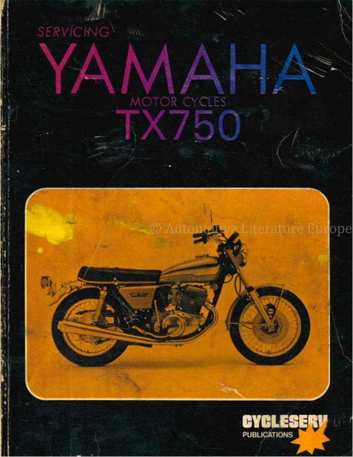 SERVICING MOTORCYCLES, YAMAHA TX 750, Boeken, Auto's | Boeken