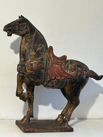 Cavallo di Tang Policroma - Bois - Chine (Sans prix de