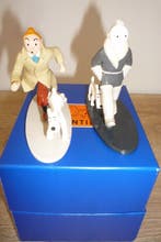 Figurine Moulinsart 46207 - Tintin - Double boîte -
