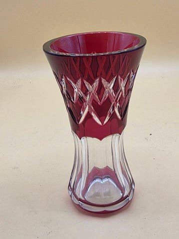 Val Saint Lambert - Vase - Cristal, Antiquités & Art
