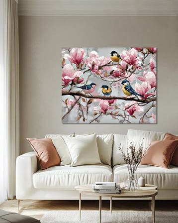 Michael Mey - Birds on Magnilia Tree - XL