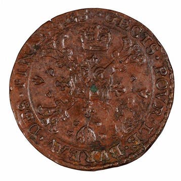 Spaans Nederland, Brabant, Antwerpen Jeton 1672 - Charles II