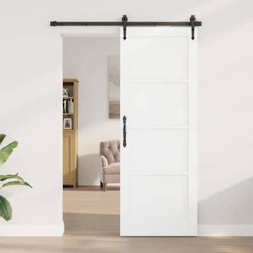 vidaXL Interne Deur 78 x 211 cm Multiplex Wit, Doe-het-zelf en Bouw, Deuren en Vliegenramen, Verzenden, Nieuw